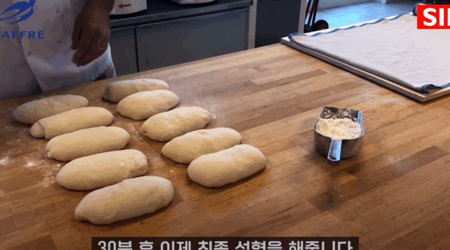 바게트 반죽 온도 계산하고 맞추는 방법 관하여