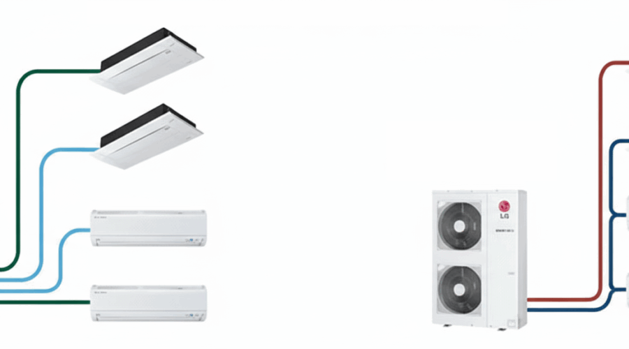 시스템에어컨 4대 설치 비용은 얼마? 다배관과 단배관이란?