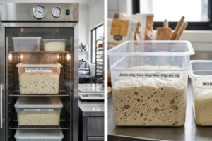 저온냉장발효가 빵에 아주 큰 영향을 미친다.